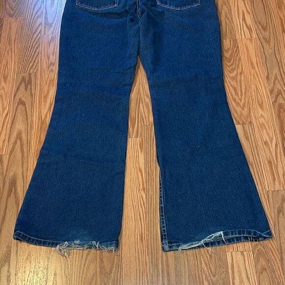 Vintage 90’s Jordache Flare Branded Braid Jeans, cotton, 15/16 - Picture 7 of 9